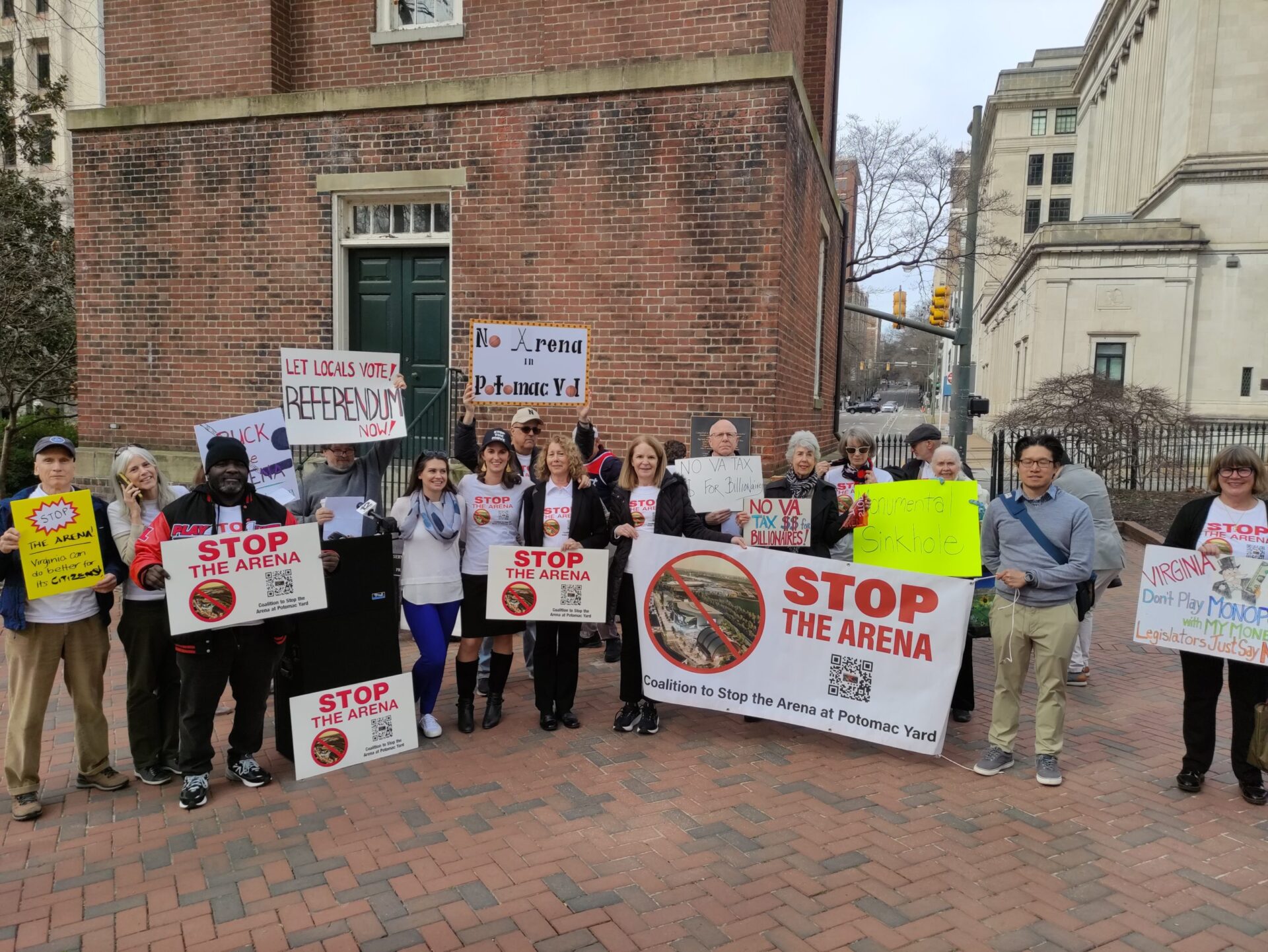 "Stop the Arena", protesta a Richmond (Foto di Stefano Scibilia)