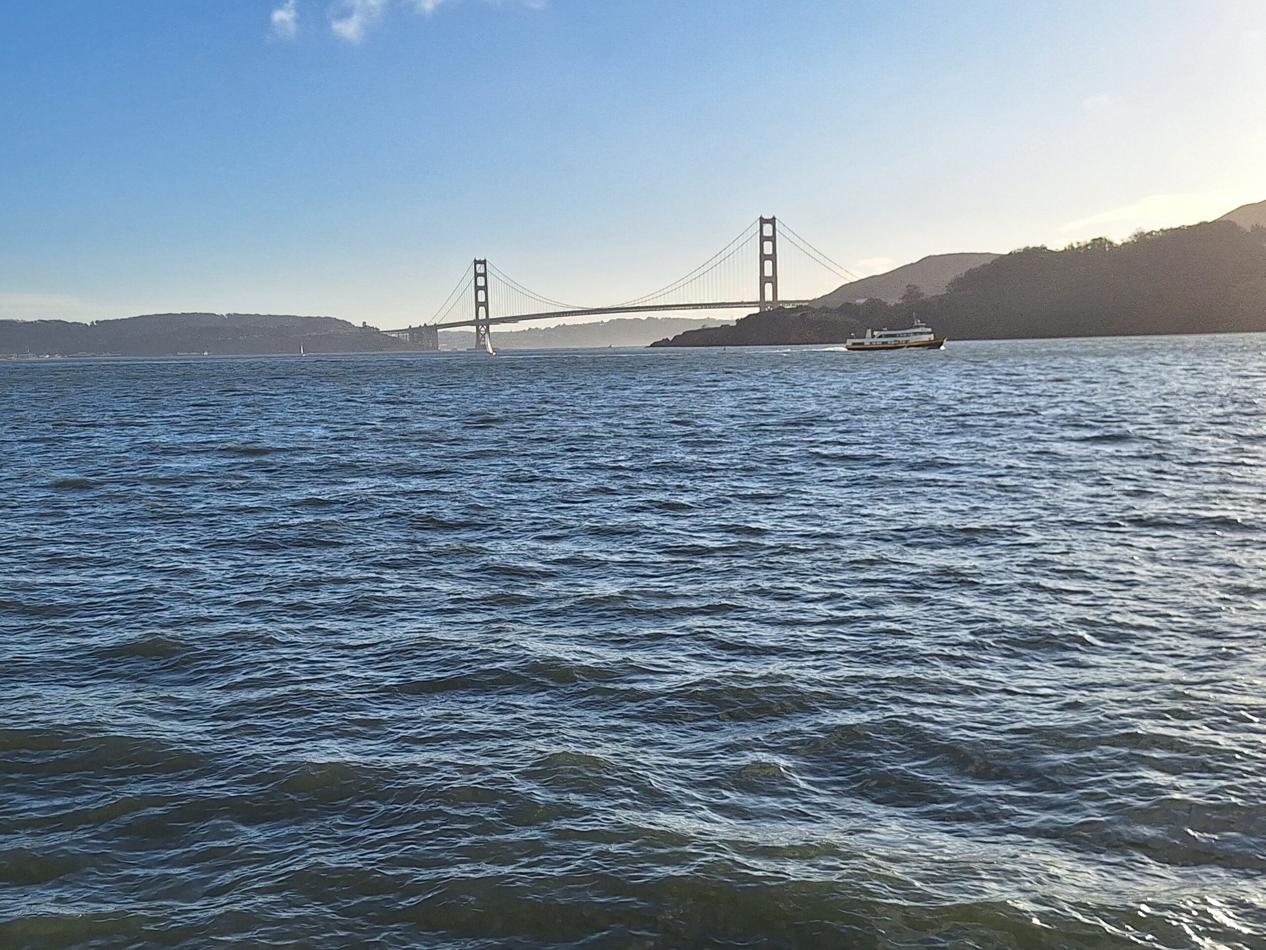 Golden Gate visto dal traghetto Sausalito-San Francisco (Foto di Stefano Scibilia)