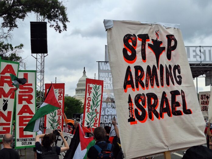 Manifestazione pro Palestina a Washington - foto di Stefano Scibilia